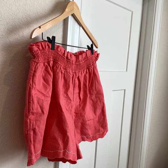 Anthropologie Linen Double Waistband Shorts - Picture 10 of 13